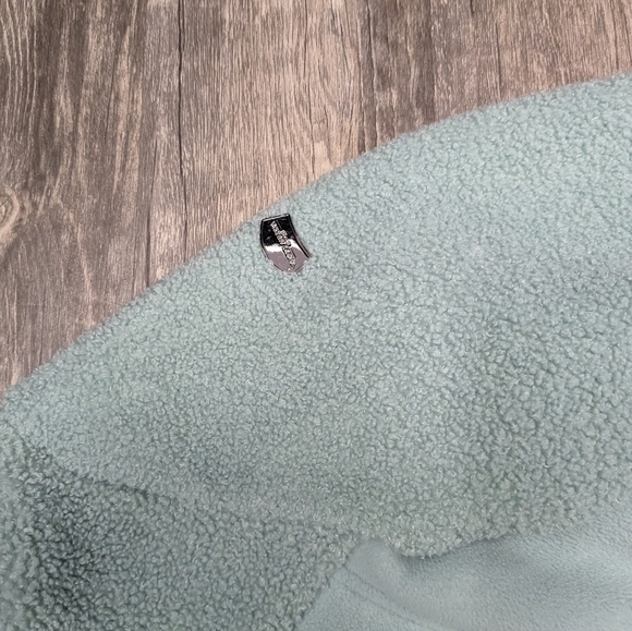 Koolaburra by UGG Bonded Fleece Jacket with Cinch Waist Silver Green - Picture 6 of 11